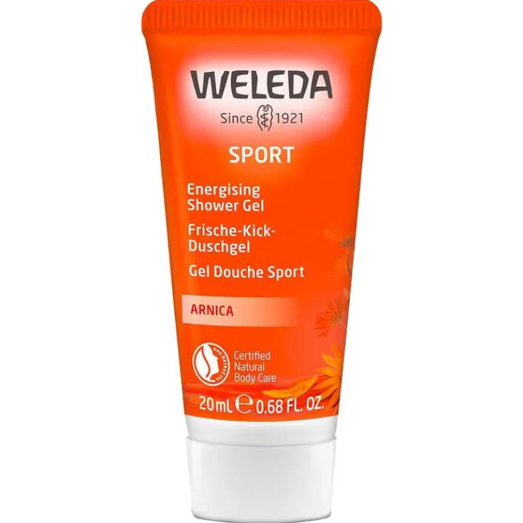 Weleda Sport Frische-Kick-Duschgel Arnika Mini, 20 ml
