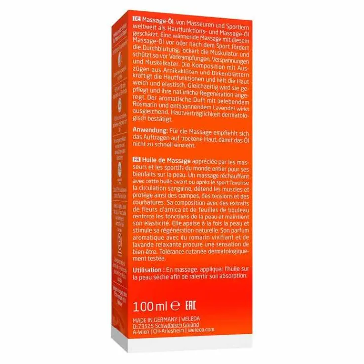 Weleda Sport Massage-Öl Arnika, 100 ml
