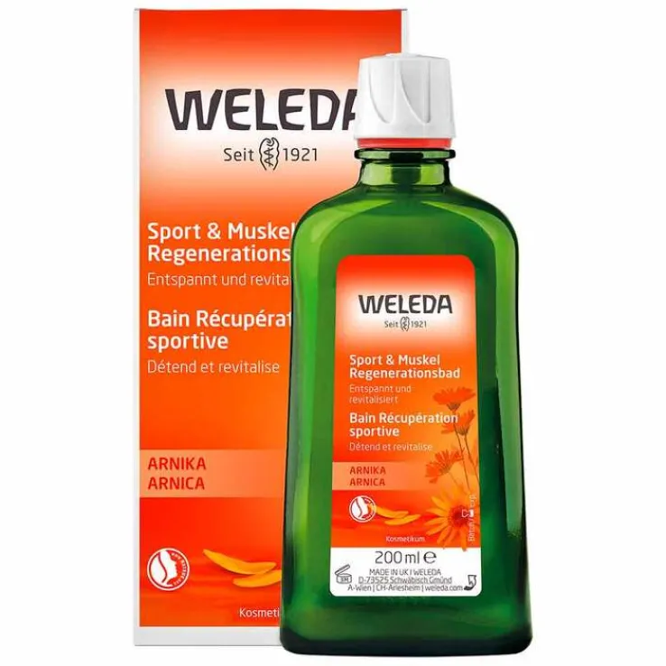 Weleda Sport und Muskel Regenerationsbad Arnika, 200 ml
