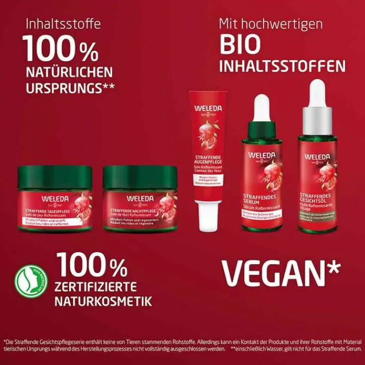 Weleda straffende Nachtpflege Granatapfel & Maca, 40 ml