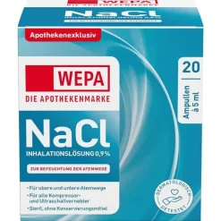 Wepa Inhalationslösung Nacl 0,9%, 20X5 ml
