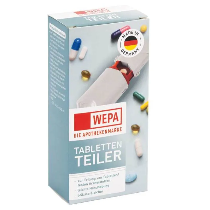 Wepa Tablettenteiler farbig sortiert, 1 St