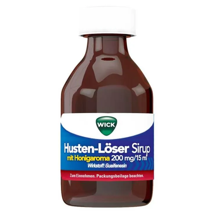 WICK Husten-Löser Sirup mit Honigaroma, 120 ml