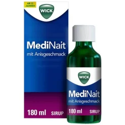 WICK MediNait mit Anisgeschmack Sirup, 180 ml