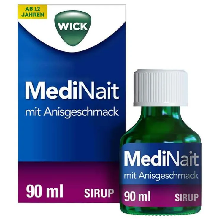 WICK MediNait mit Anisgeschmack Sirup, 90 ml