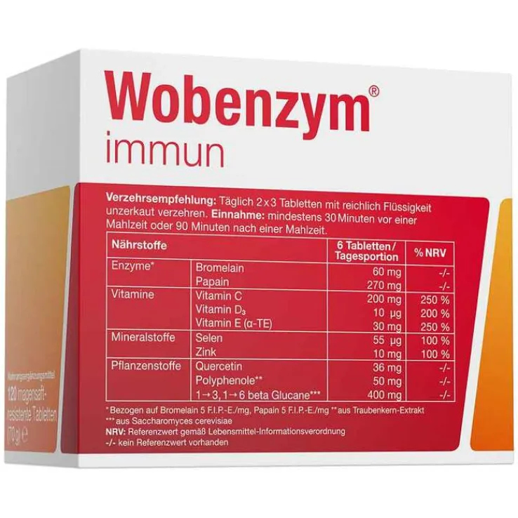 Wobenzym immun Tabletten, 120 St