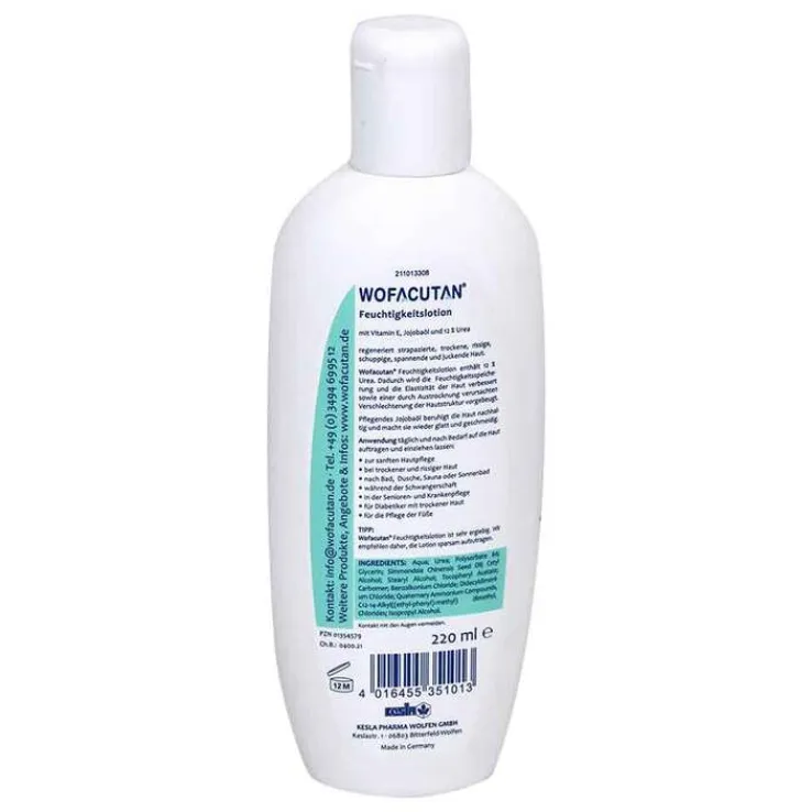 Wofacutan Feuchtigkeitslotio, 220 ml