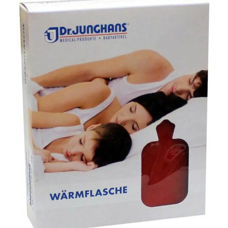 Wärmflasche mit Bezug rot, 1.5 l