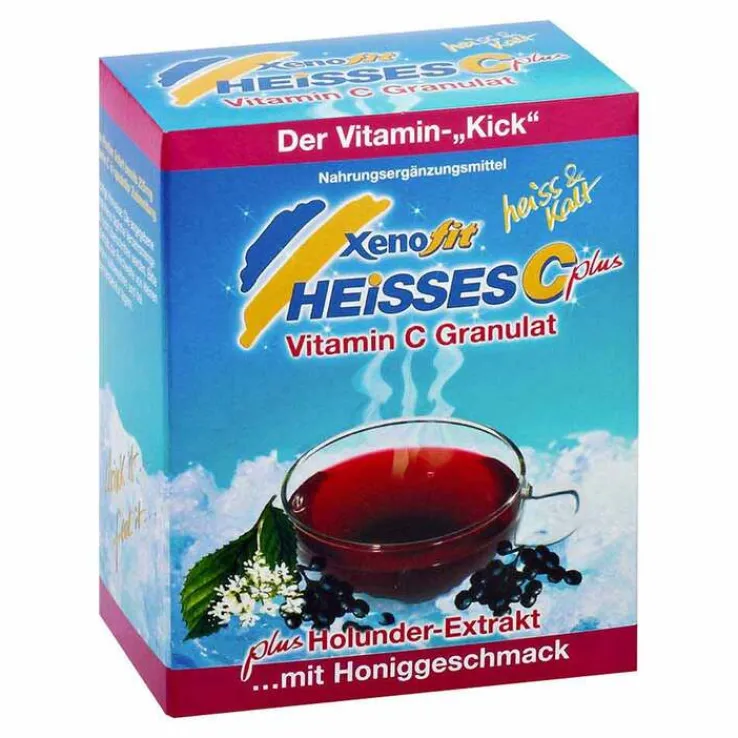 Xenofit Heißes C plus Holunderextrakt Beutel, 10X9 g