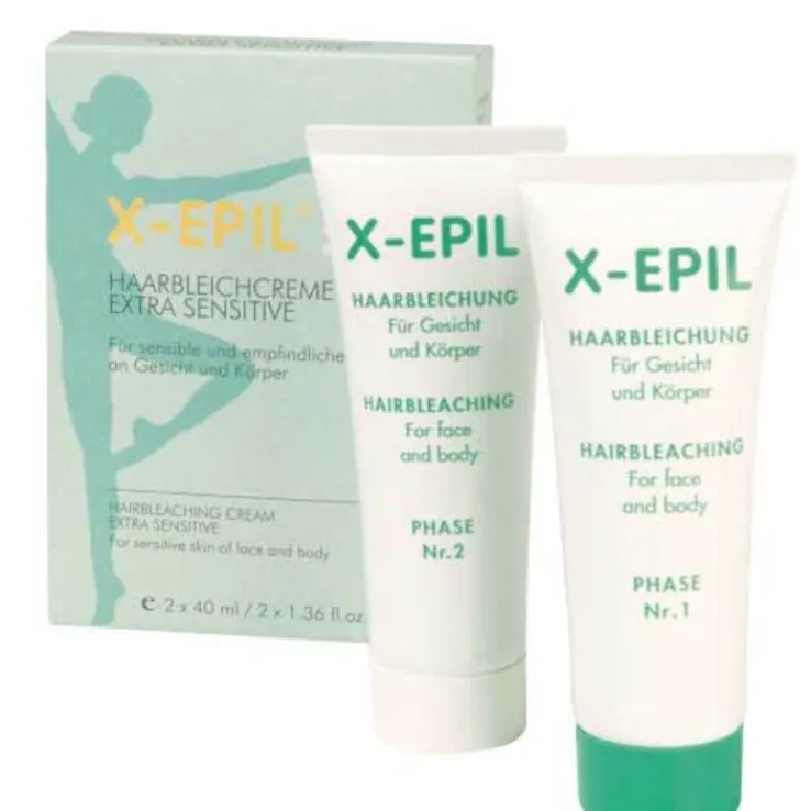X-Epil Haarbleichcreme, 2X40 ml