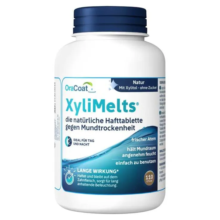 Xylimelts Hafttabletten ohne Minze Oracoat, 110 St