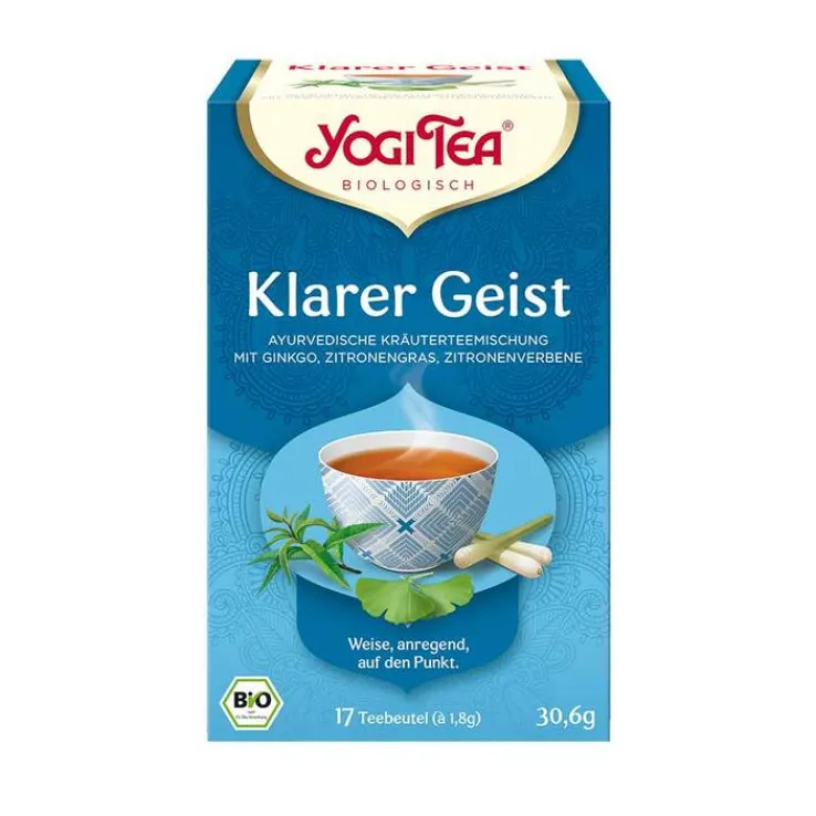 Yogi Tea Klarer Geist Bio, 17X1.8 g