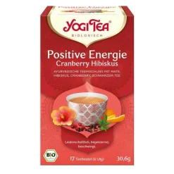 Yogi Tea Positive Energie Cranb.Hibiskus Fbeutel 1,8g, 17X1.8 g