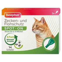 Zecken- und Flohschutz SPOT-ON für Katzen, 2.4 ml