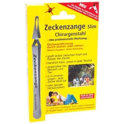 Zeckenzange Slim Chirurgenstahl, 1 St