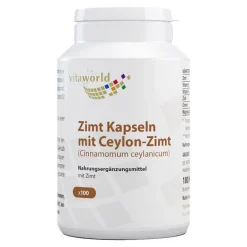 Zimt 500 mg + Zink + Chrom Kapseln, 100 St