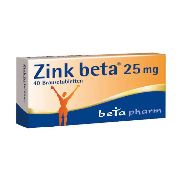 Zink Beta 25 Brausetabletten, 40 St