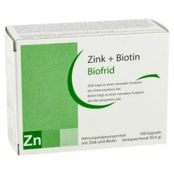 Zink + Biotin Kapseln, 100 St