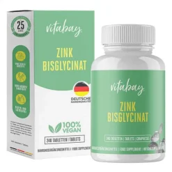 Zink Bisglycinat 25 mg hochdosiert Tabletten, 240 St