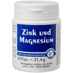 Zink + Magnesium Kapseln, 60 St