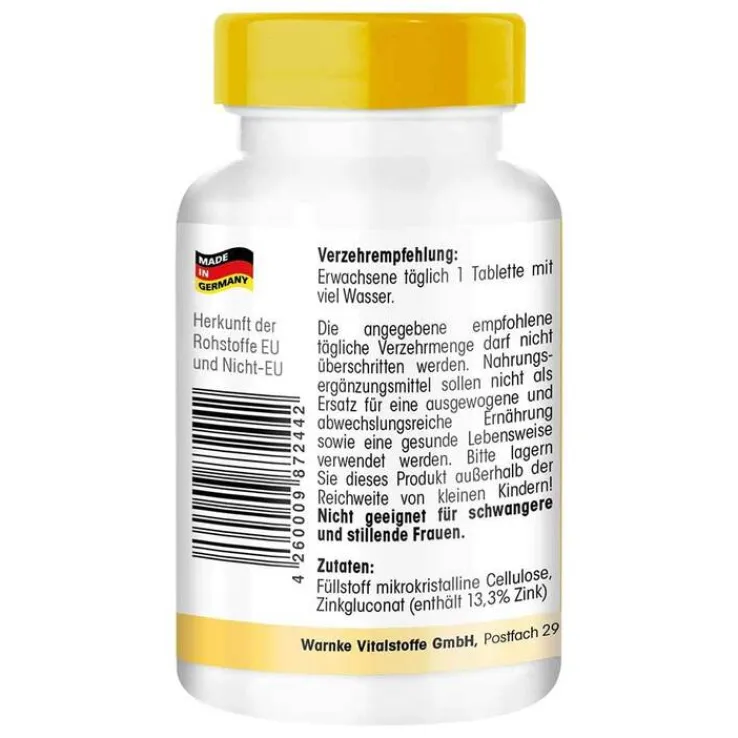 Zink 15 mg Tabletten, 250 St