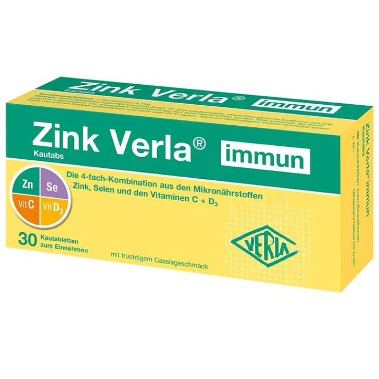 Zink Verla immun Kautabs, 30 St
