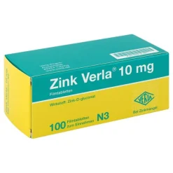 Zink Verla® 10 mg Filmtabletten, 100 St
